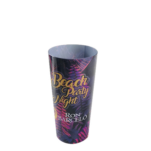 Vaso event line PP personalizable 400ml ron barcelo - Event line - Papel Plast Pack S.L